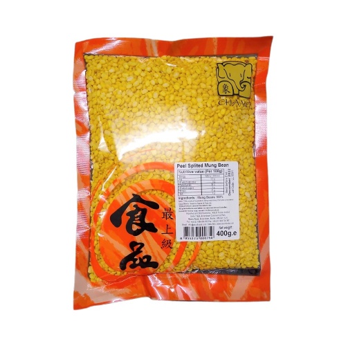 Chang Mung Beans Peeled & Split - Yellow - 400g