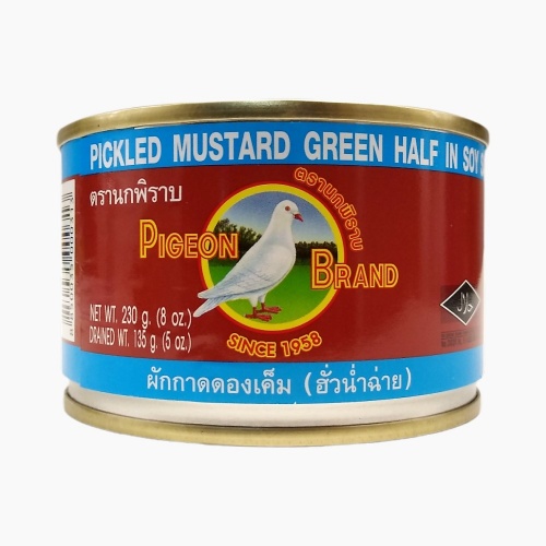 Pigeon Pickled Mustard Green Half in Soy Sauce  - 230g