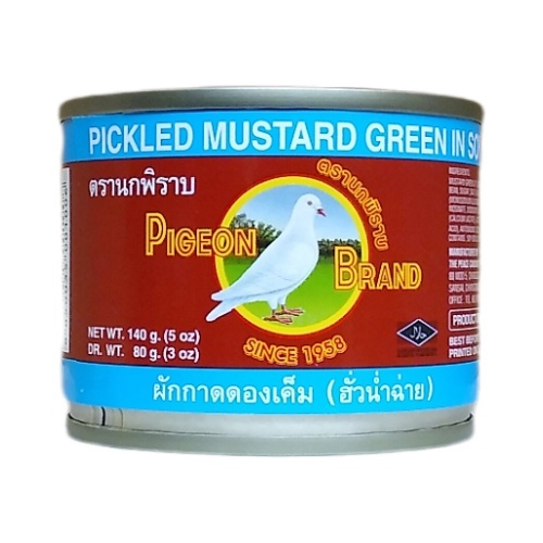Pigeon Pickled Mustard Green  in Soy Sauce - 140g