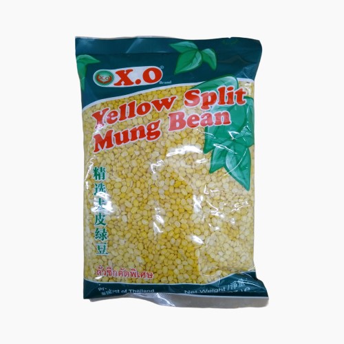 XO Peeled Split Mung Beans - Yellow - 454g