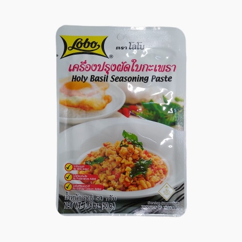Lobo - Pad Krapau - Spicy Thai Holy Basil Seasoning Mix - 50g