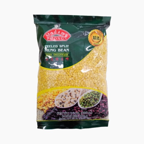 Madame Wong Thai Peeled Split Mung Beans - Yellow - 400g