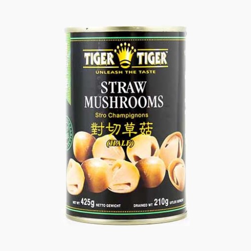 Tiger Tiger Straw Mushroom - HALVES - 425g