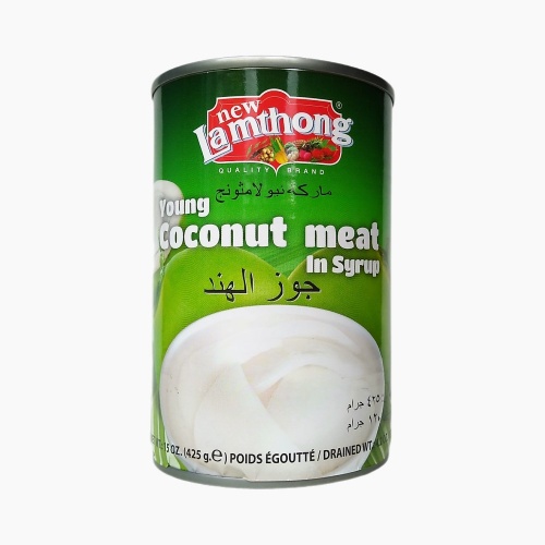 Lamthong Young Coconut Meat in Syrup - 425g [BB 25.11.25]