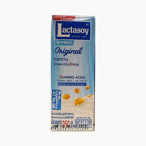 Lactasoy UHT Sweetened Soy Milk - 250ml [BB 14.9.24]