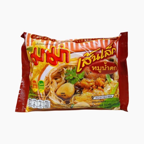 Mama Instant Rice Noodles - Moo Nam Tok Flavour - CASE 30 packets x 55g [BB 13.12.24]