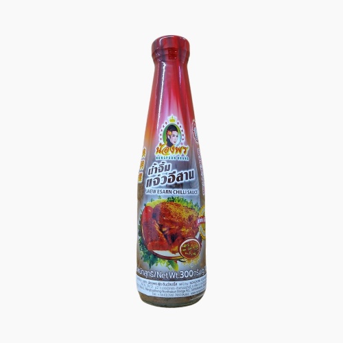 Nongporn Brand Jaew Esarn Chilli Dipping Sauce - GLUTEN FREE - 300ml [BB 2.12.23]