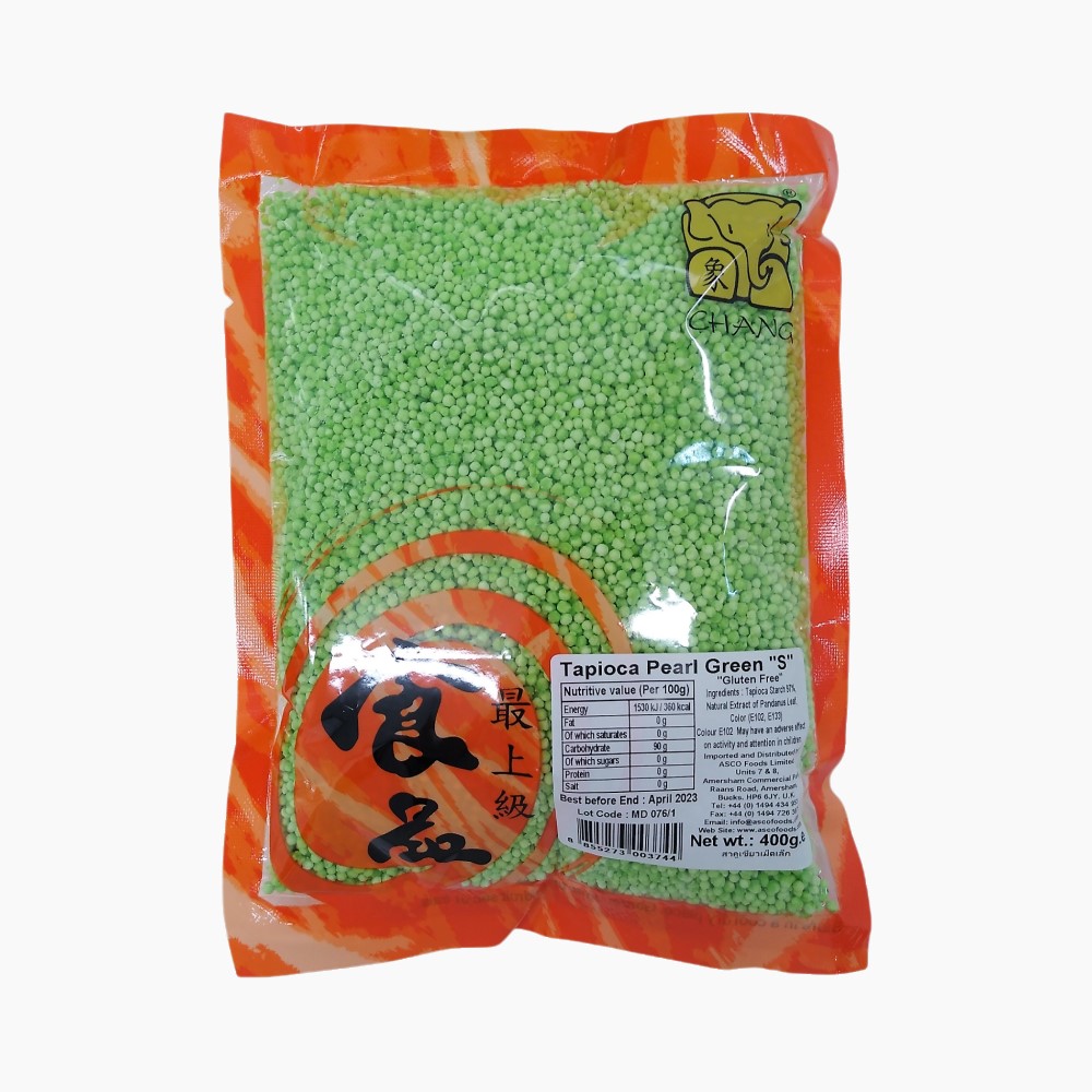 Chang Tapioca Pearls Green Small - 400g