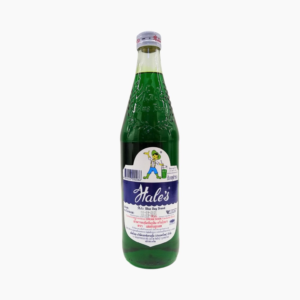 Hale's Blue Boy Green Cream Soda 710ml