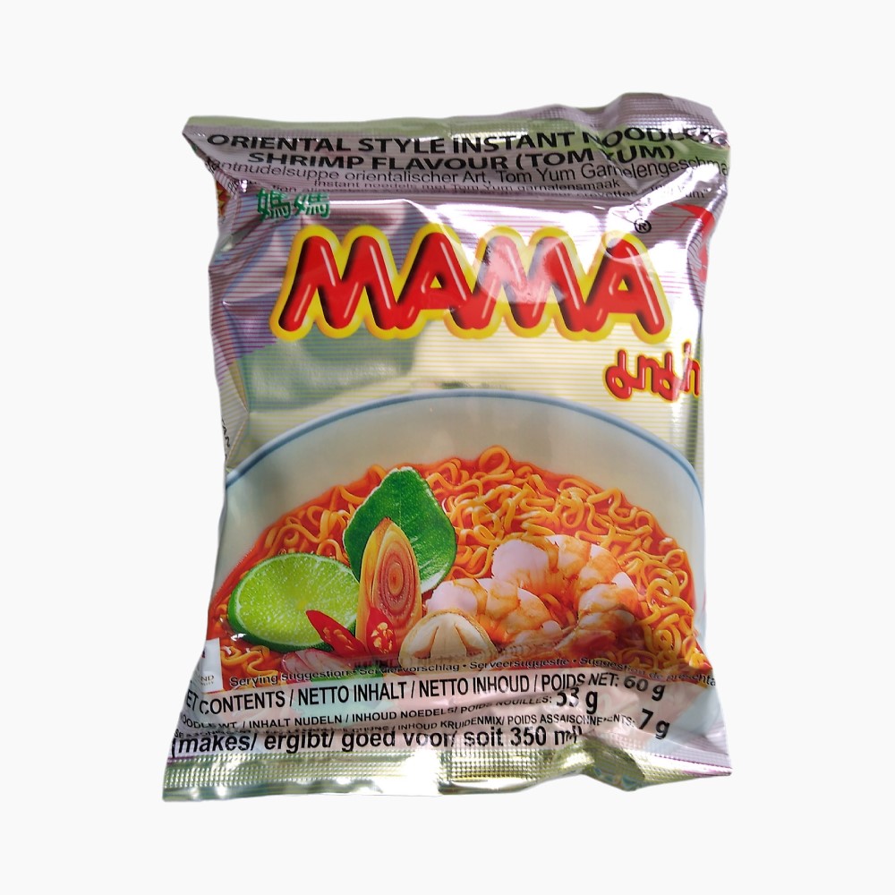 Mama Noodle Shrimp Tom Yum - CASE 30 packets x 60g
