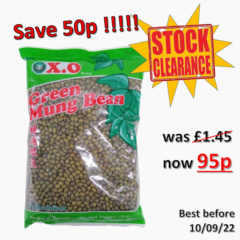 XO Mung Bean Whole - Green - 454g
