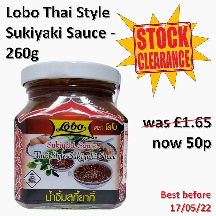 Lobo Thai Style Sukiyaki Sauce - JAR - 260g