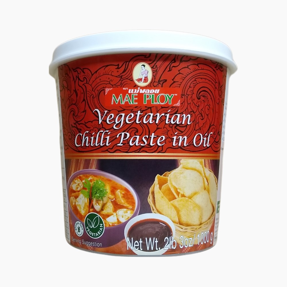 Mae Ploy Vegetarian Chilli Paste In Oil - 1kg