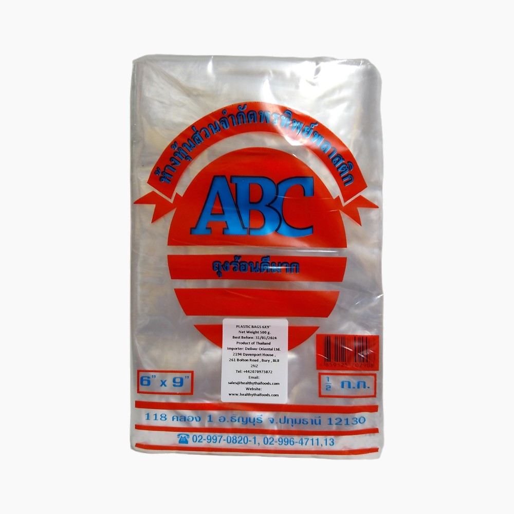 ABC Plastic Bags 6"x9" 500g